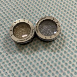 New sealed Sephora glitter gold and silver eye shadow